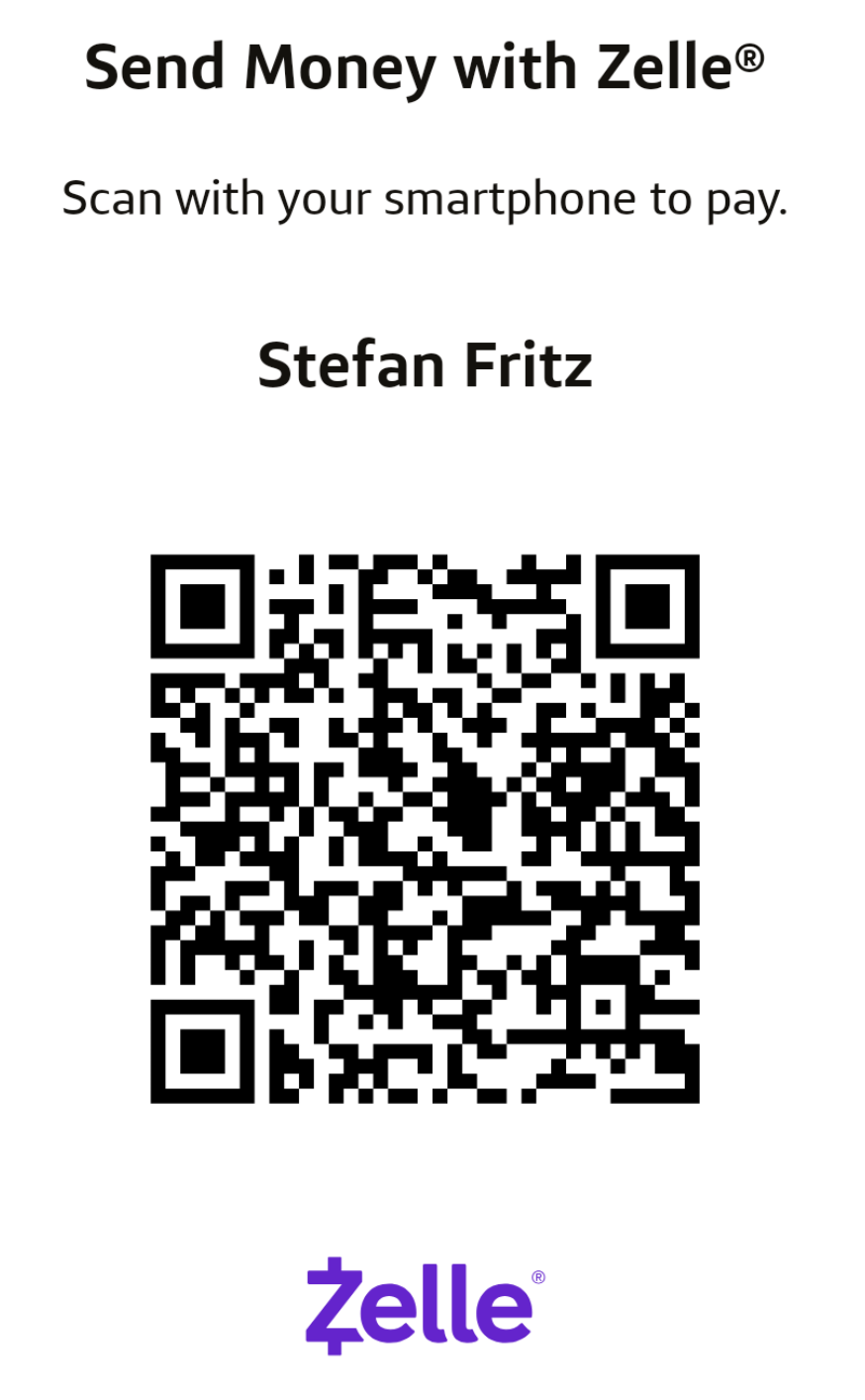 Zelle QR Code for Stefan Fritz